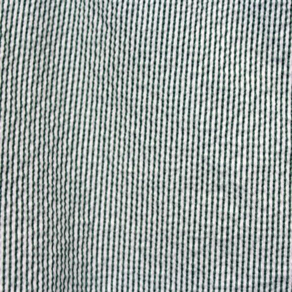 A.P.C. Rue Madame Green Striped Classic Office Button-Up Shirt Blouse Top XS - Picture 4 of 5